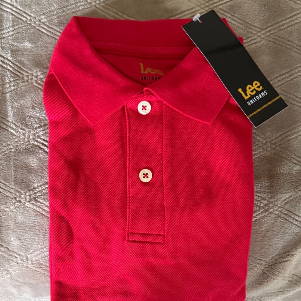 Lee Vibrant Red Polo Shirt